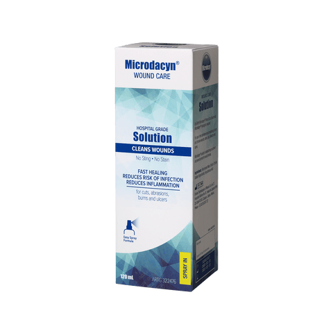 Microdacyn Wound Care Solution 120mL