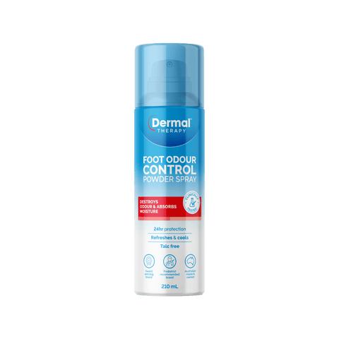 Dermal Therapy Foot Odour Control Powder Spray 210mL