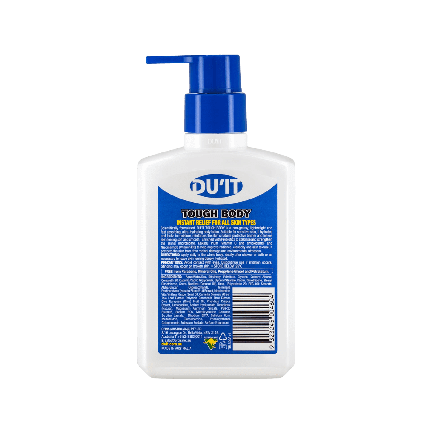 DU'IT Tough Body Probiotic Body Lotion 300ml