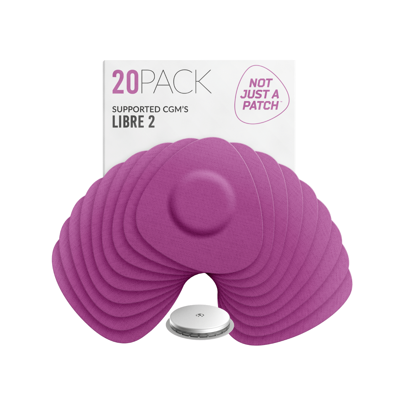 Not Just a Patch Original CGM Patches (Freestyle Libre 1 & 2, Medtronic Guardian) 20pk