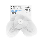 Not Just a Patch Transparent CGM Patches (Freestyle Libre 1 & 2, Medtronic Guardian) 20pk