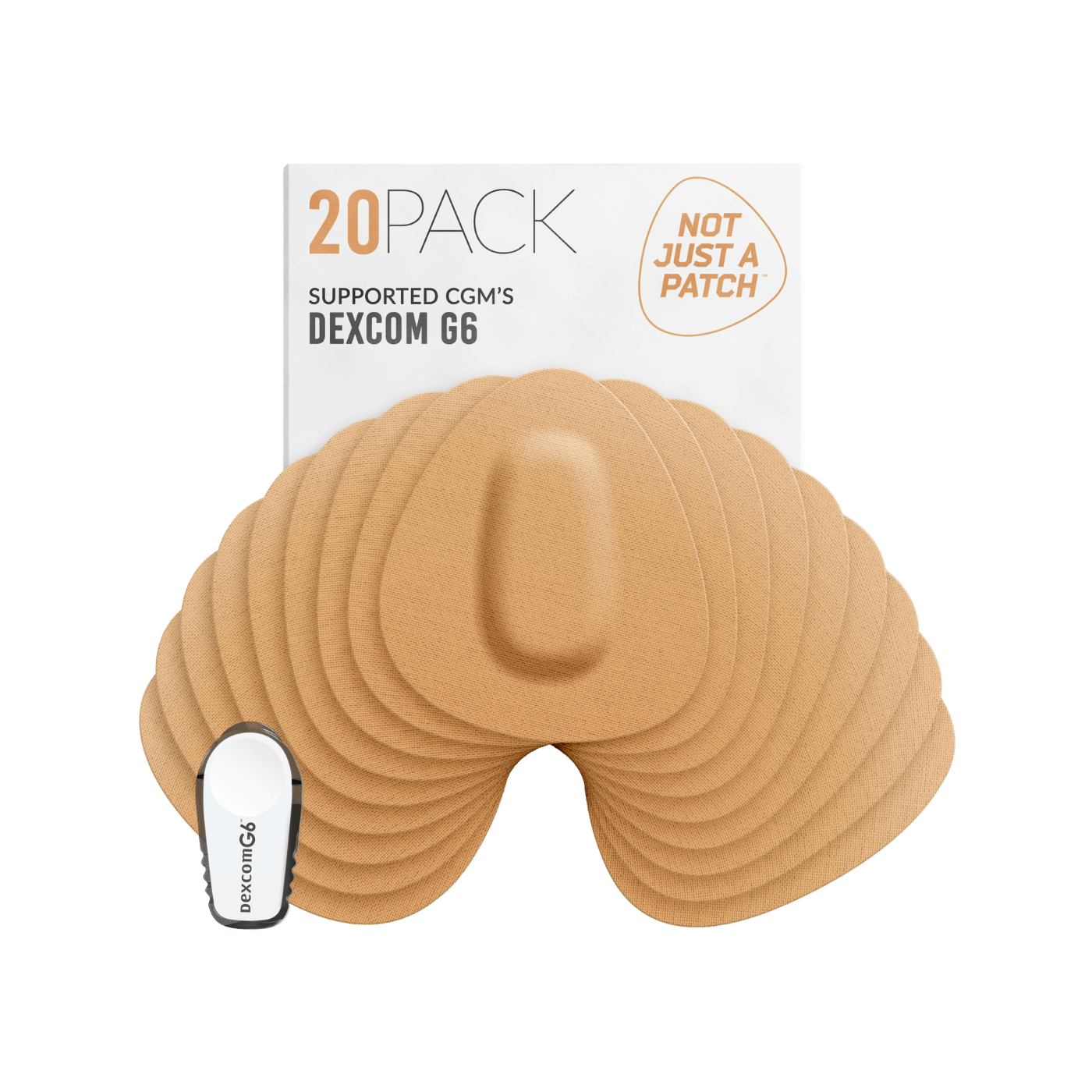Not Just a Patch Original CGM Patches (Dexcom, MiaoMiao) 20pk
