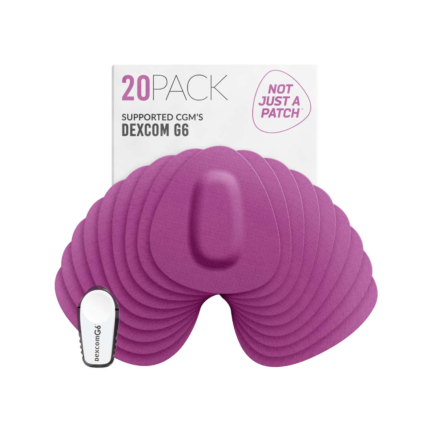 Not Just a Patch Original CGM Patches (Dexcom, MiaoMiao) 20pk