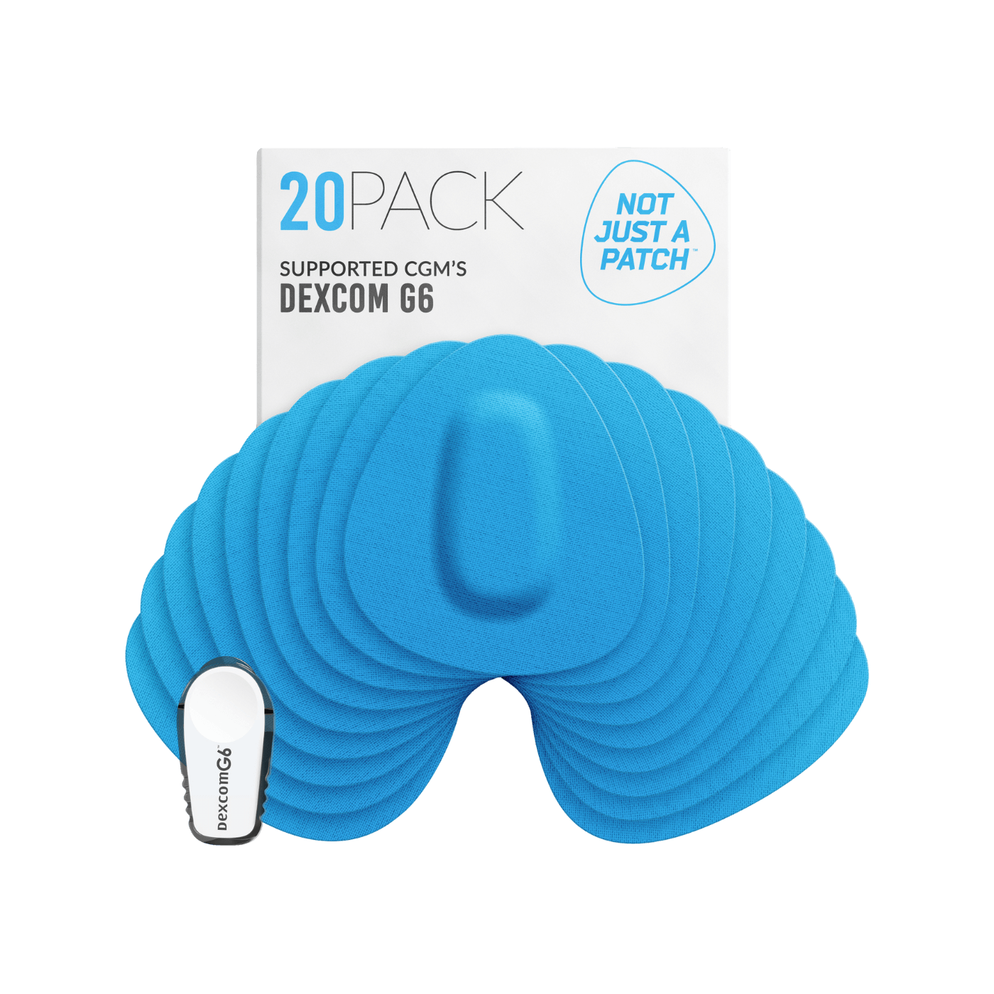 Not Just a Patch Original CGM Patches (Dexcom, MiaoMiao) 20pk