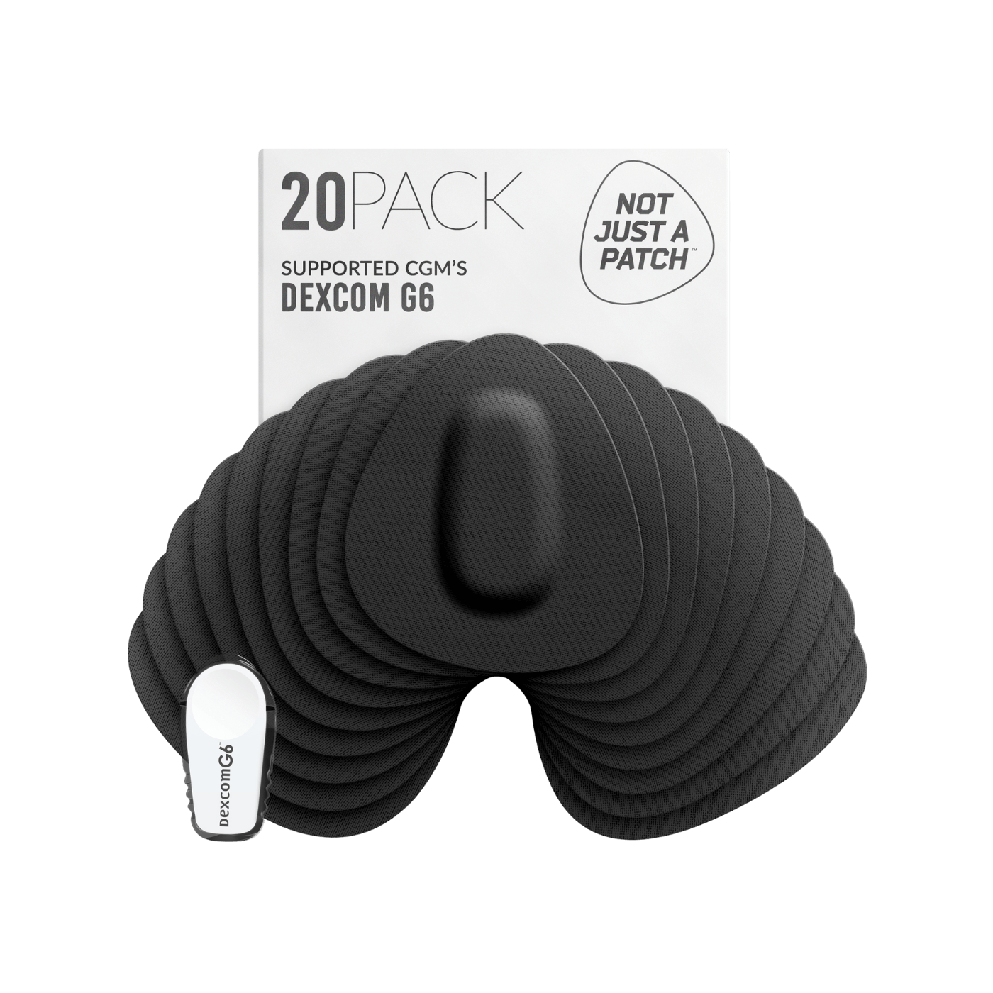 Not Just a Patch Original CGM Patches (Dexcom, MiaoMiao) 20pk