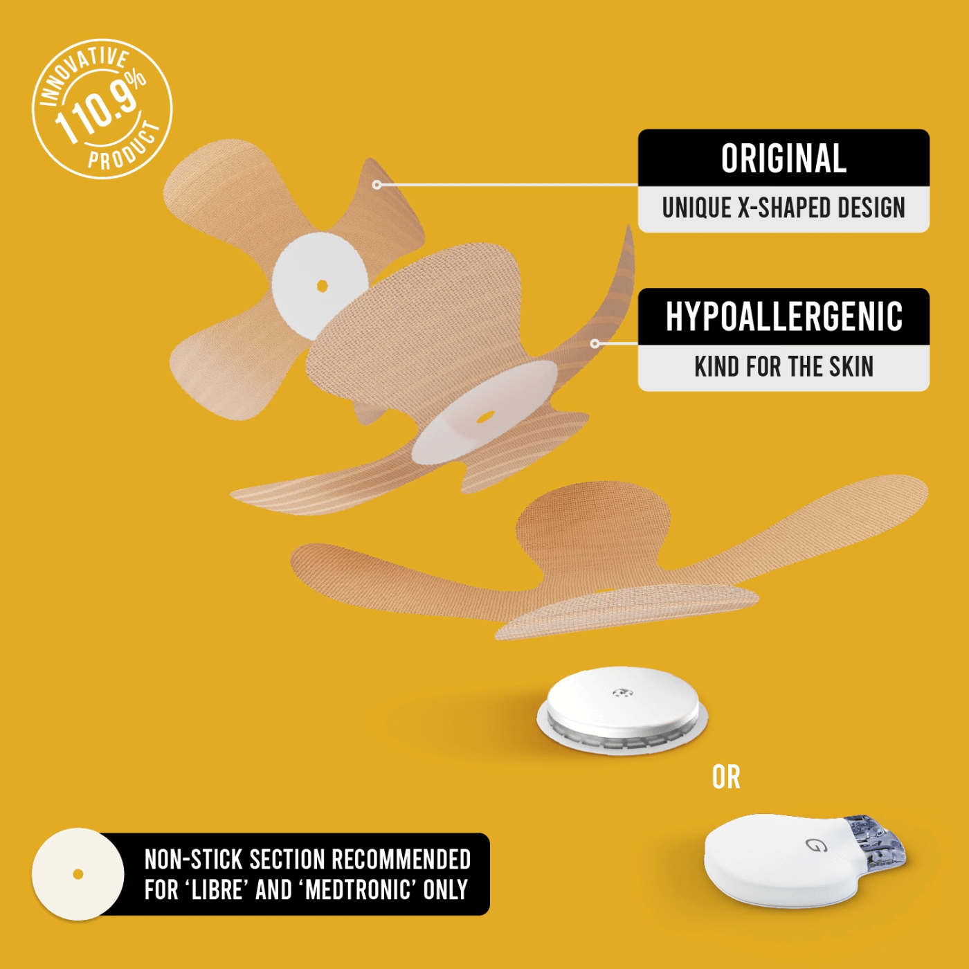 Not Just a Patch CGM X-Patches (All Devices) 20pk