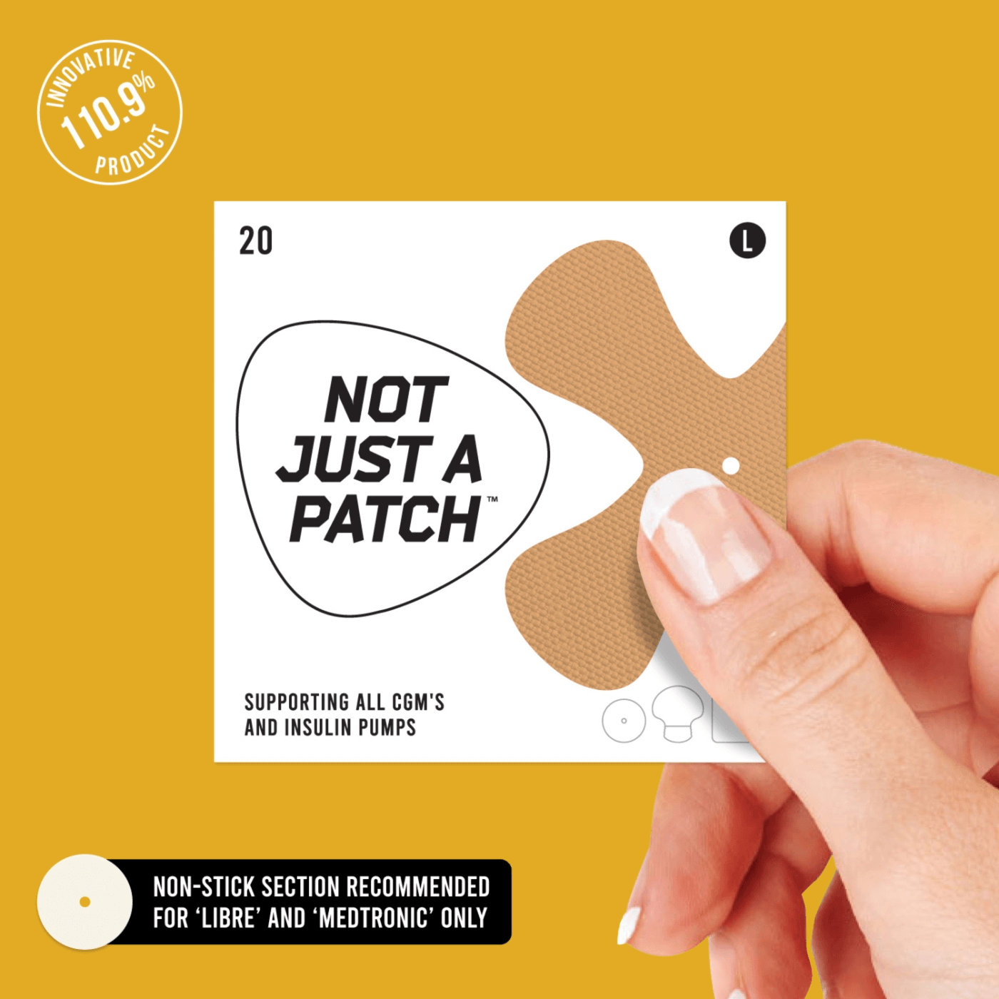Not Just a Patch CGM X-Patches (All Devices) 20pk