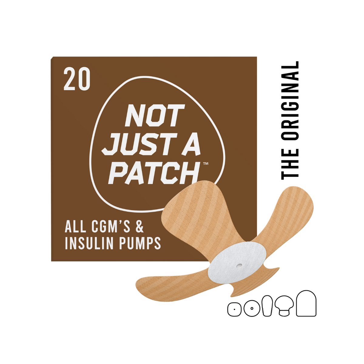 Not Just a Patch CGM X-Patches (All Devices) 20pk