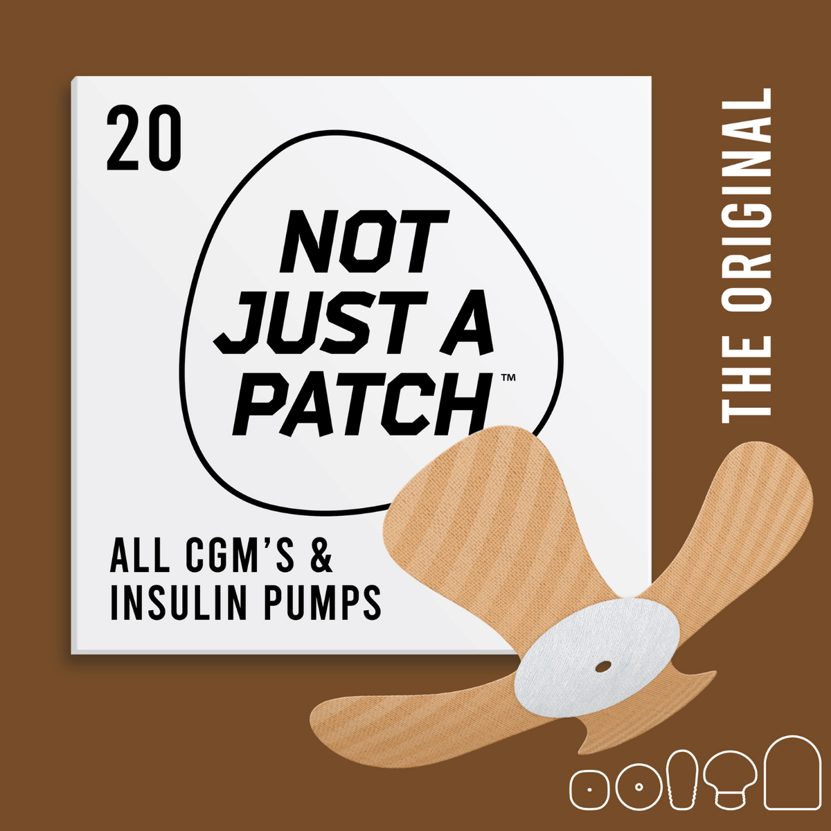 Not Just a Patch CGM X-Patches (All Devices) 20pk