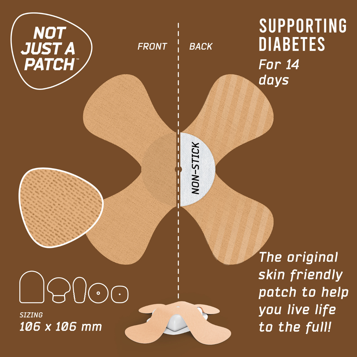 Not Just a Patch CGM X-Patches (All Devices) 20pk