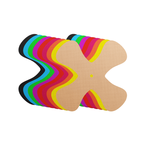 NJaP CGM Patches X-Patch All Devices Multicoloured 20pk
