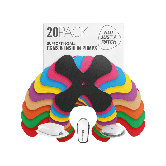 NJaP CGM Patches X-Patch All Devices Multicoloured 20pk