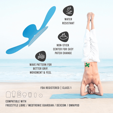 NJaP CGM Patches X-Patch All Devices Multicoloured 20pk