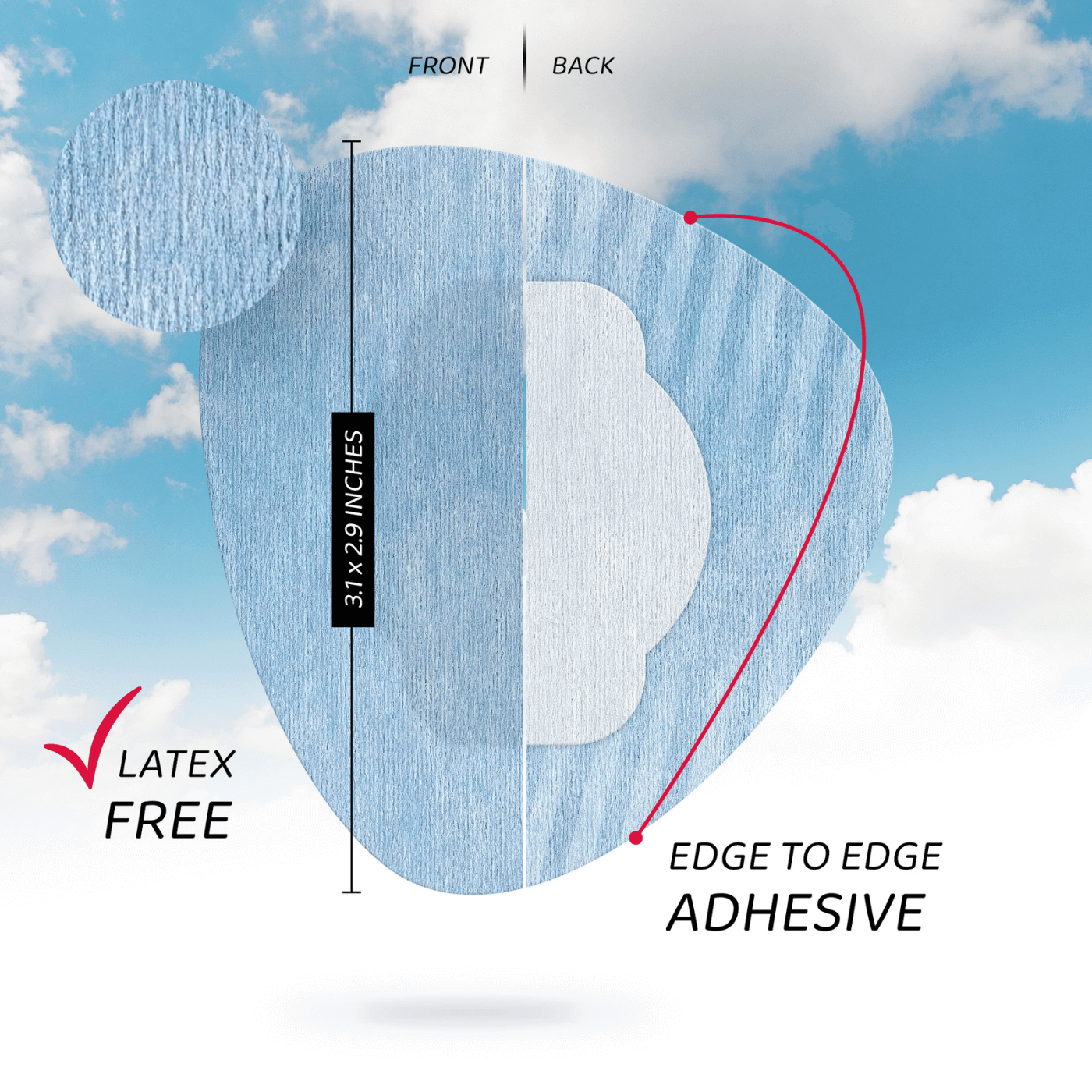 Not Just a Patch CGM Air Patches (Dexcom G7, Libre, Medtronic) Multicoloured 20pk