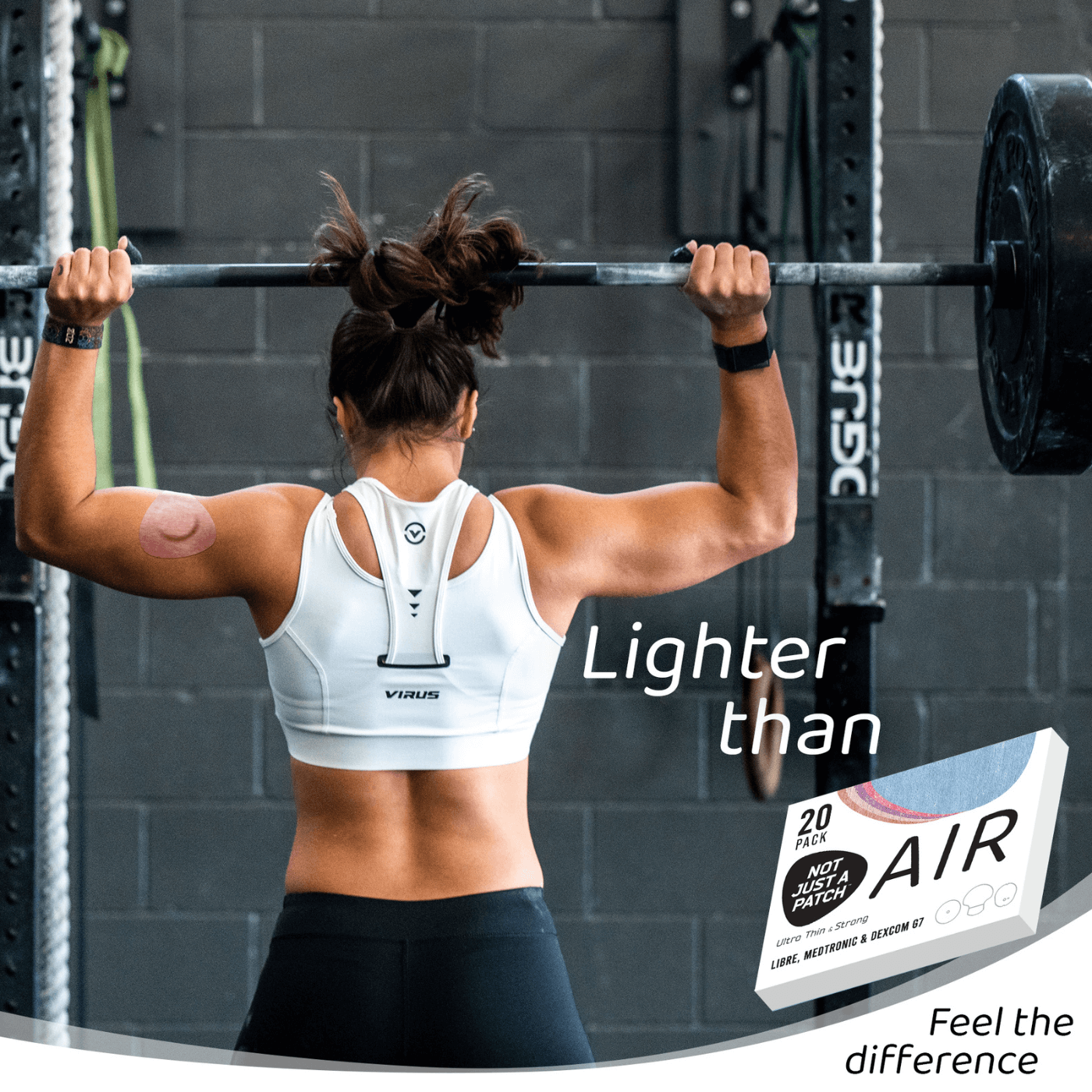 Not Just a Patch CGM Air Patches (Dexcom G7, Libre, Medtronic) Multicoloured 20pk