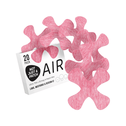 NJaP CGM Patches X-Mini Air Pink 20 pack