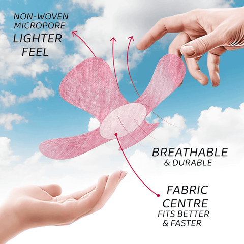 NJaP CGM Patches X-Mini Air Pink 20 pack