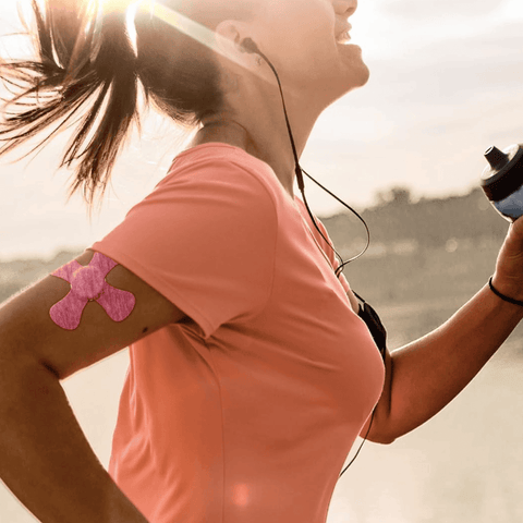 NJaP CGM Patches X-Mini Air Pink 20 pack