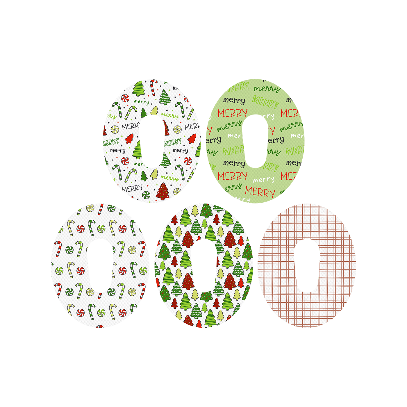 RockaDex Christmas Mix CGM Patch 5pk