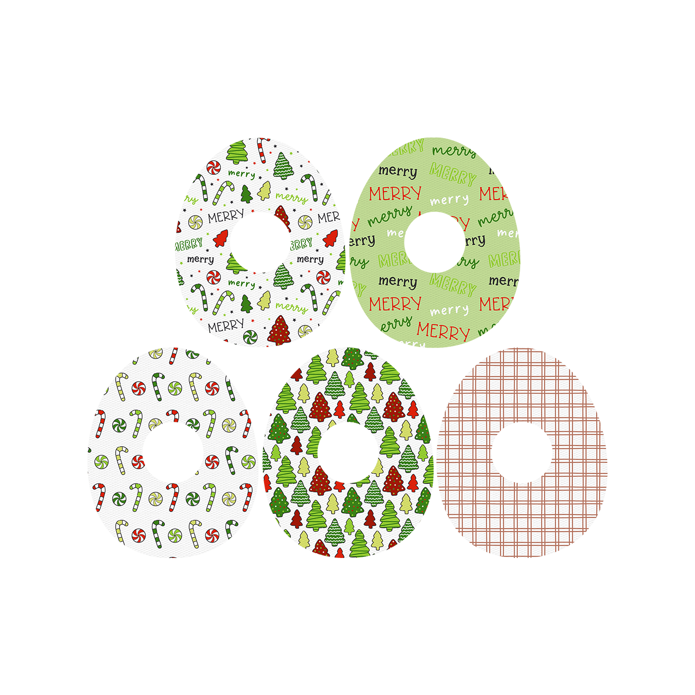 RockaDex Christmas Mix CGM Patch 5pk