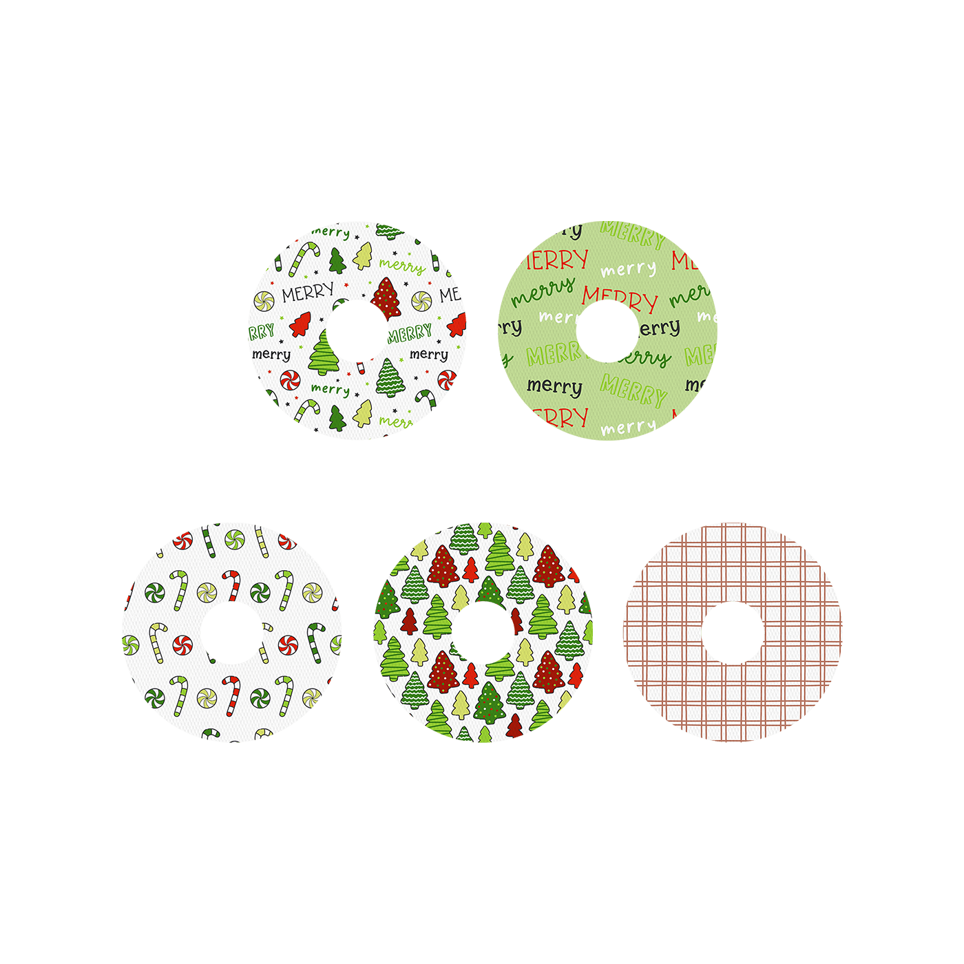 RockaDex Christmas Mix CGM Patch 5pk