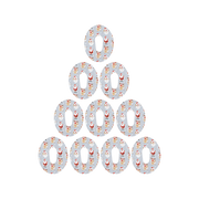 RockaDex Christmas Characters CGM Patch 10pk