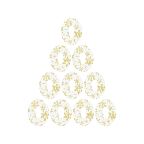 Christmas Snow Flakes - CGM Patches 10pk