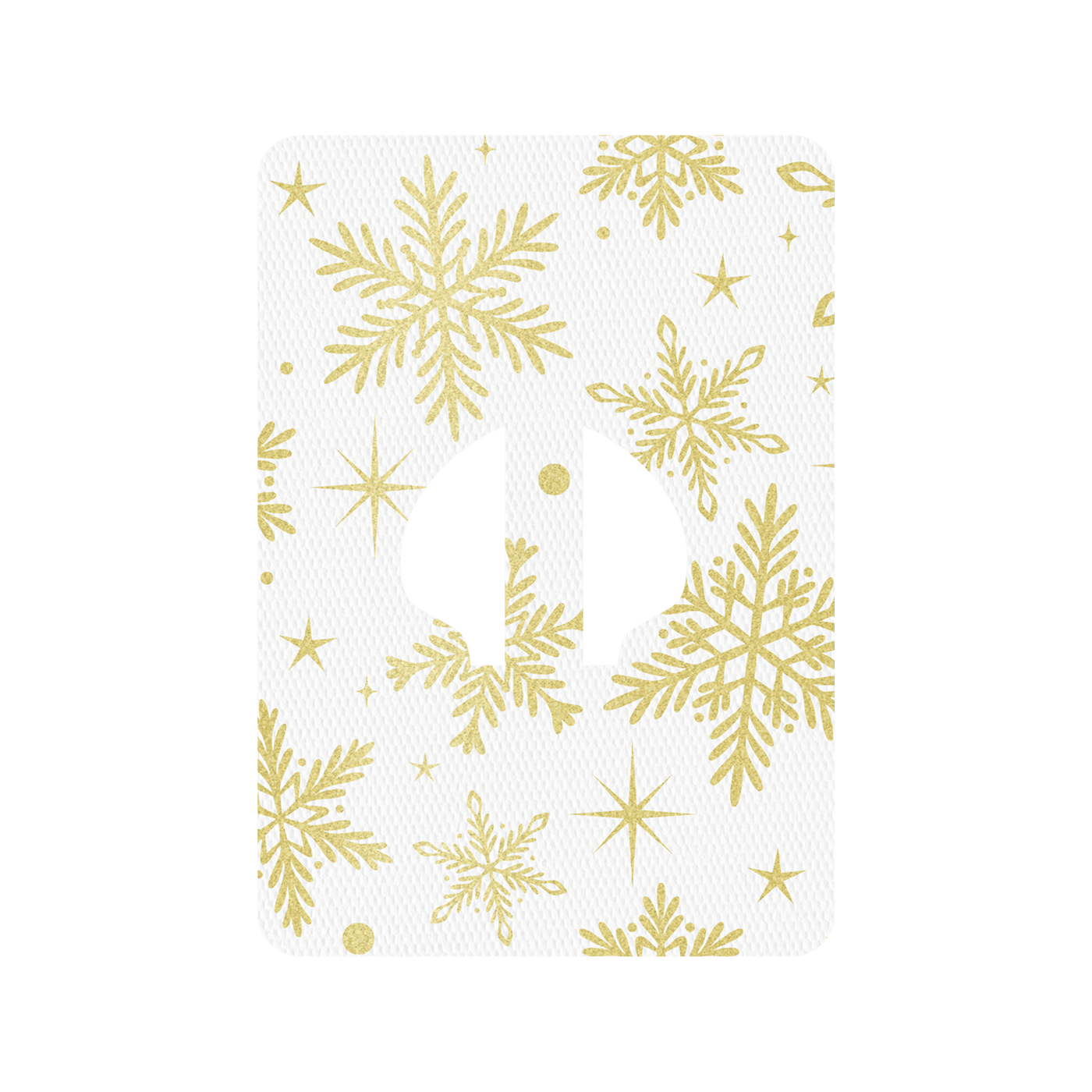 RockaDex Christmas Gold Snowflakes CGM Patch 10pk