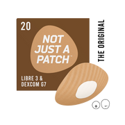 Not Just a Patch Original CGM Patches (Dexcom G7, Libre 3, ONE+, and Stelo) 20pk