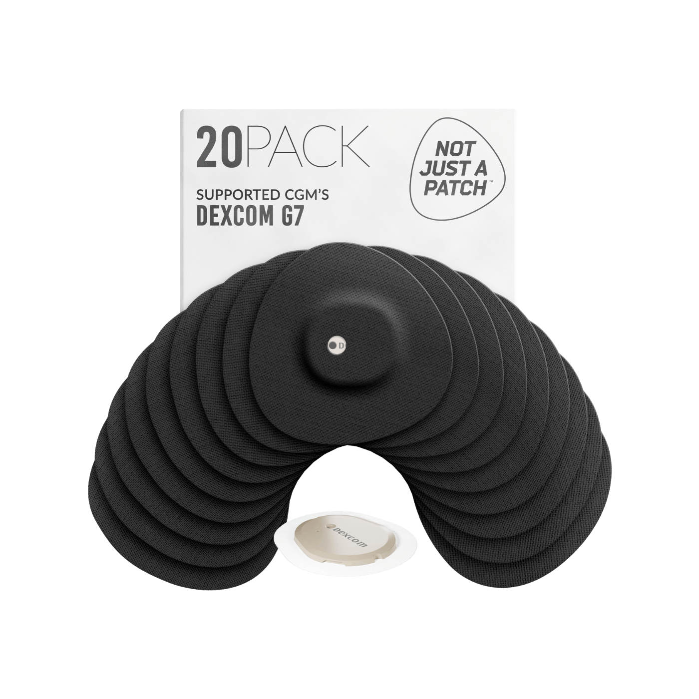 Not Just a Patch Original CGM Patches (Dexcom G7, ONE+, and Stelo) 20pk