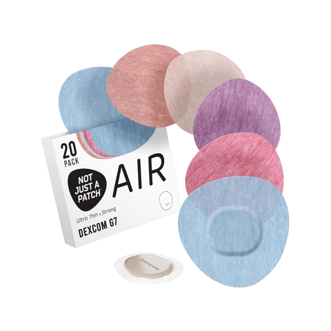 NJaP CGM Patches Dexcom G7 + Stelo Air Patch 20 pack