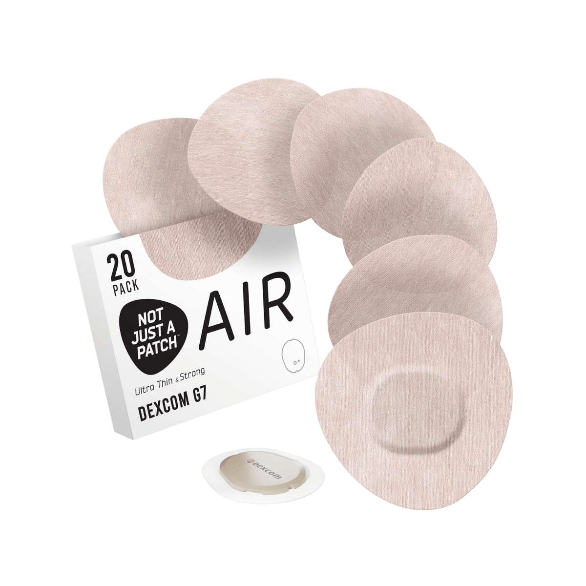 NJaP CGM Patches Dexcom G7 + Stelo Air Patch 20 pack