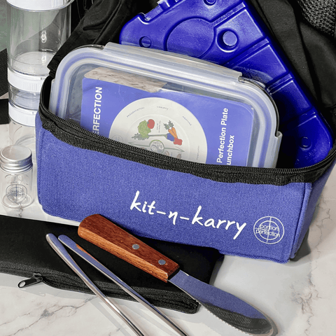 Portion Perfection Kit-n-Karry Lunch Bag - Blue