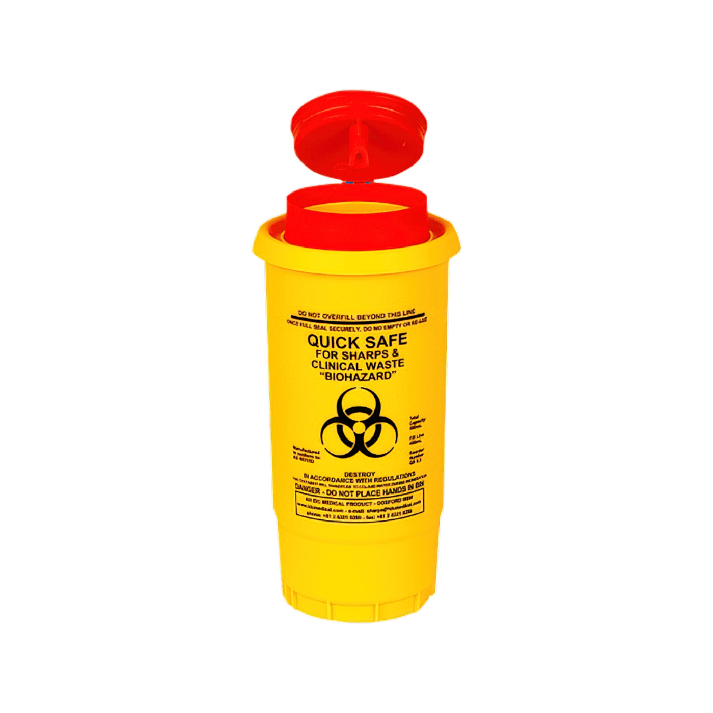 AEROHAZARD Sharps Disposal Container 500ml