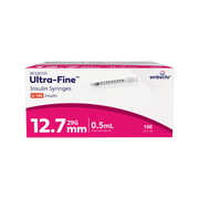 embecta Ultra-Fine Syringe 29G 0.5mL 12.7mm 100pk