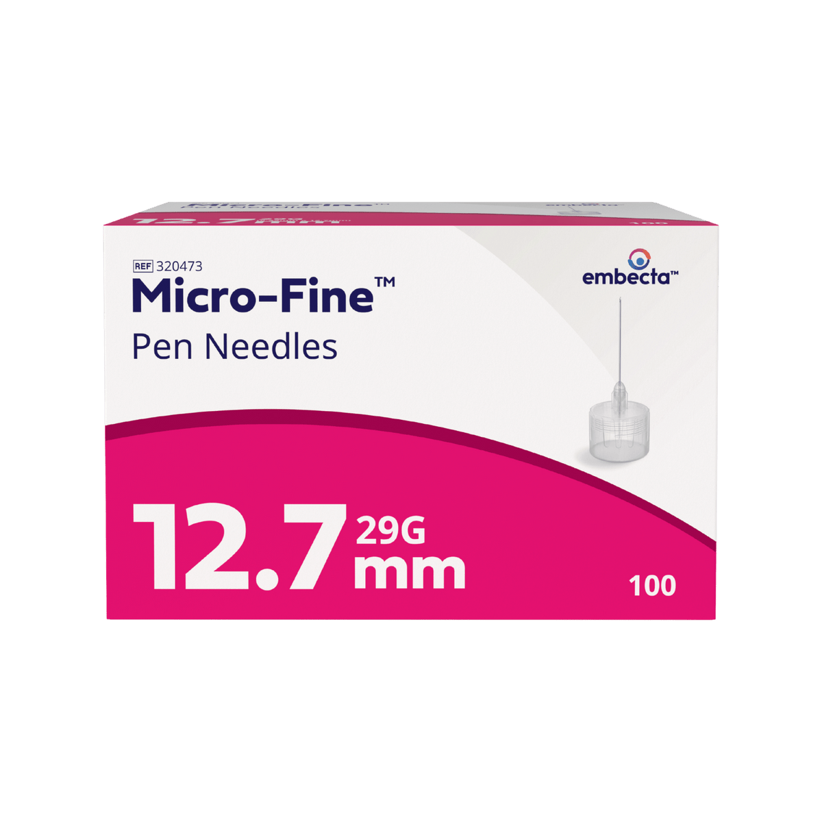 embecta Micro-Fine Pen Needle 29G 12.7mm 100pk