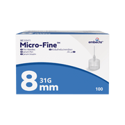 embecta Micro-Fine Pen Needle 31G 8mm 100pk