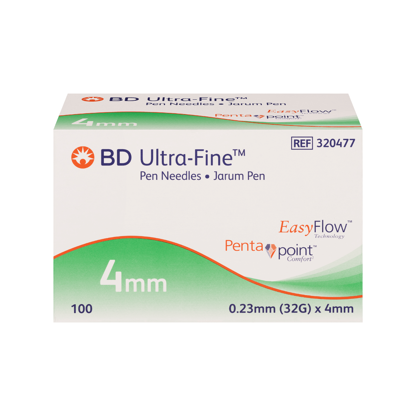 BD Ultra-Fine Pen Needle 32G 4mm 100pk