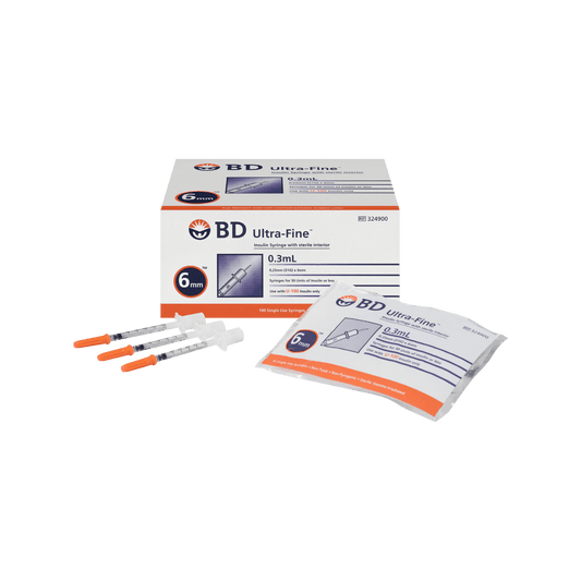 BD Ultrafine Syringe 31G 0.3ml 6mm 100pk