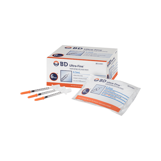 BD Ultrafine Syringe 31G 0.5ml 6mm 100pk