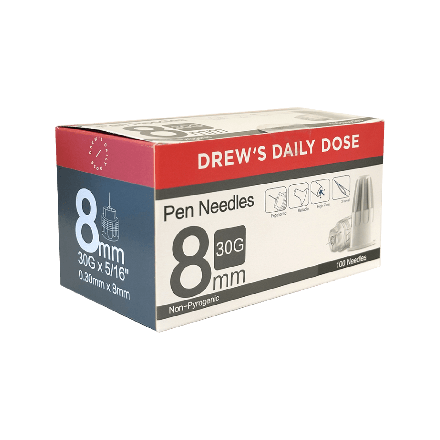 Drew's Daily Dose Pen Needles 100pk