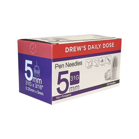 Drew's Daily Dose Pen Needles 100pk