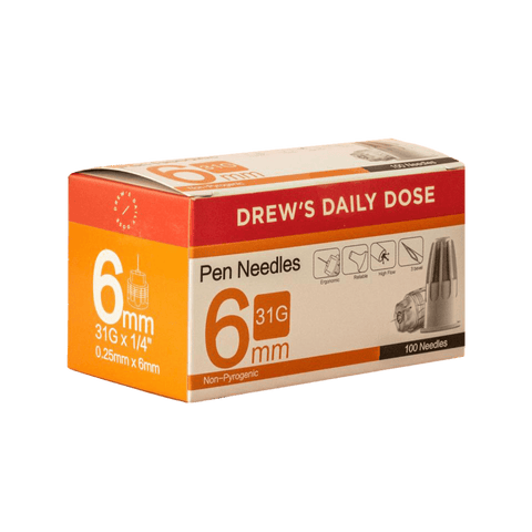 Drew's Daily Dose Pen Needles 100pk