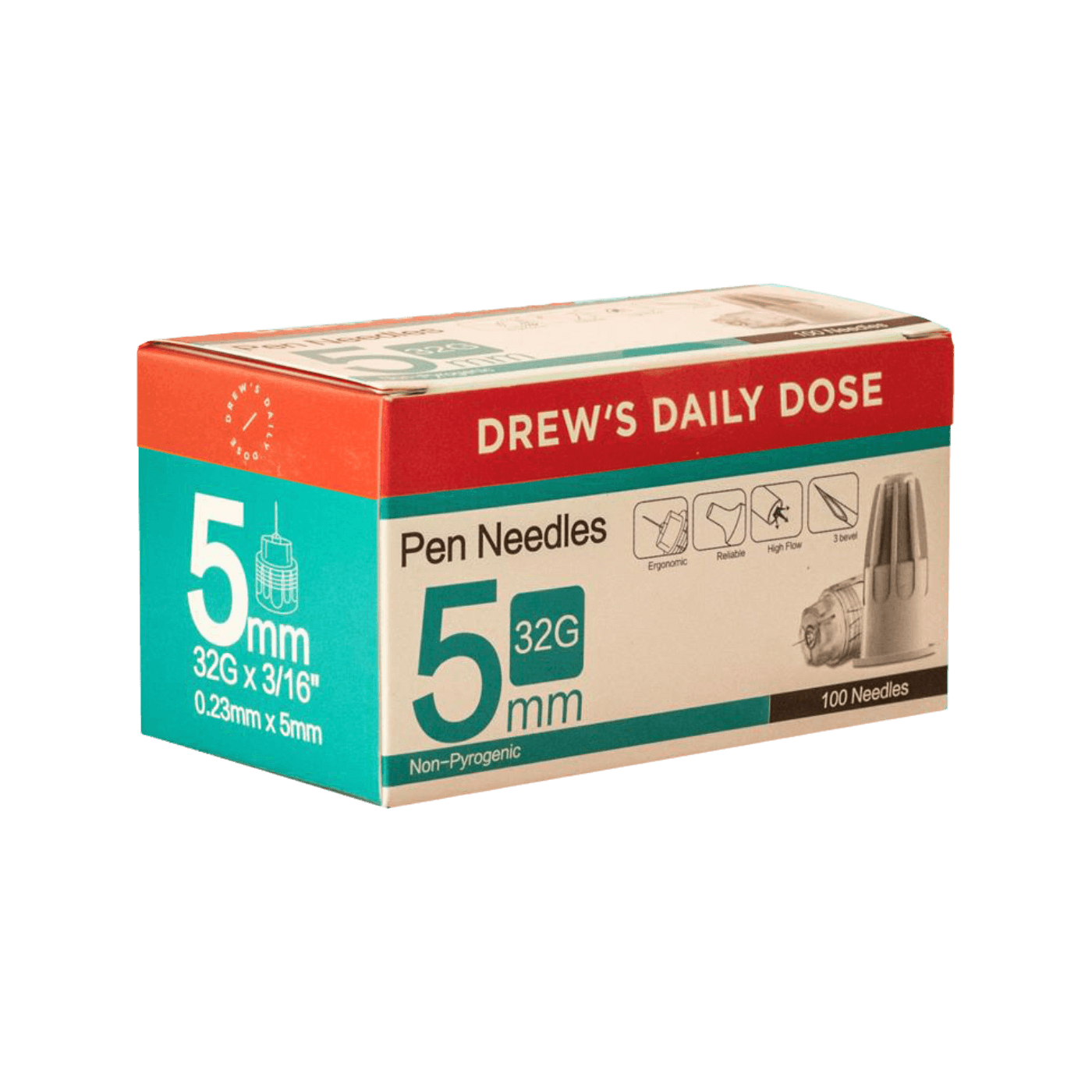 Drew's Daily Dose Pen Needles 100pk