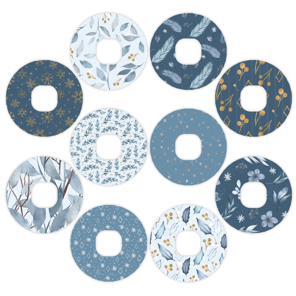 Rockadex Winter CGM Patch Mix