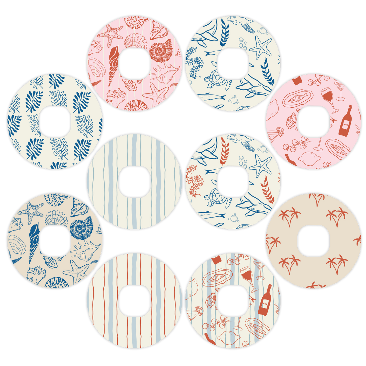 Rockadex Euro Summer CGM Patch Mix