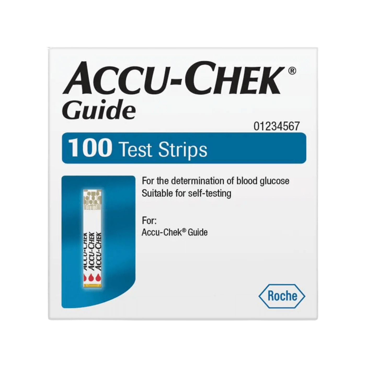 Accu-Chek Guide Blood Glucose Test Strips 100pk