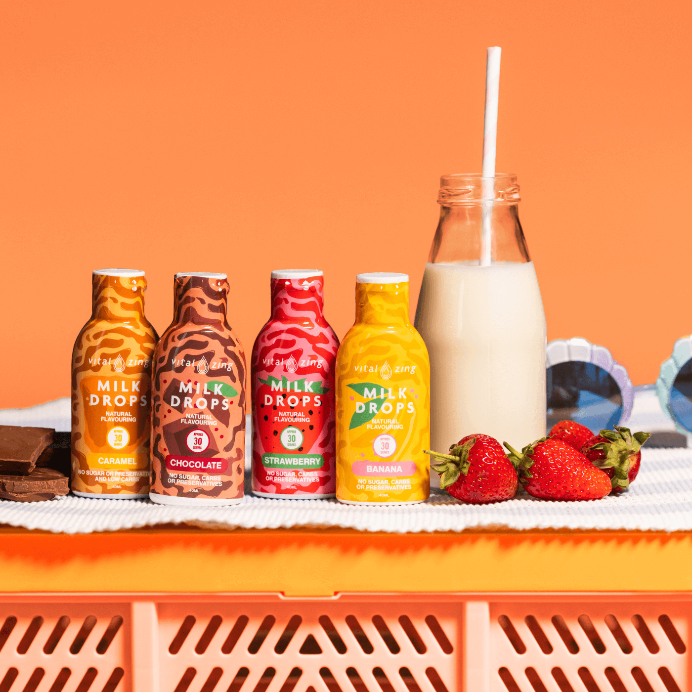 Vital Zing Milk Drops Banana 40ml