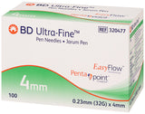 BD UltraFine Pen Needle 32G 4mm 100pk