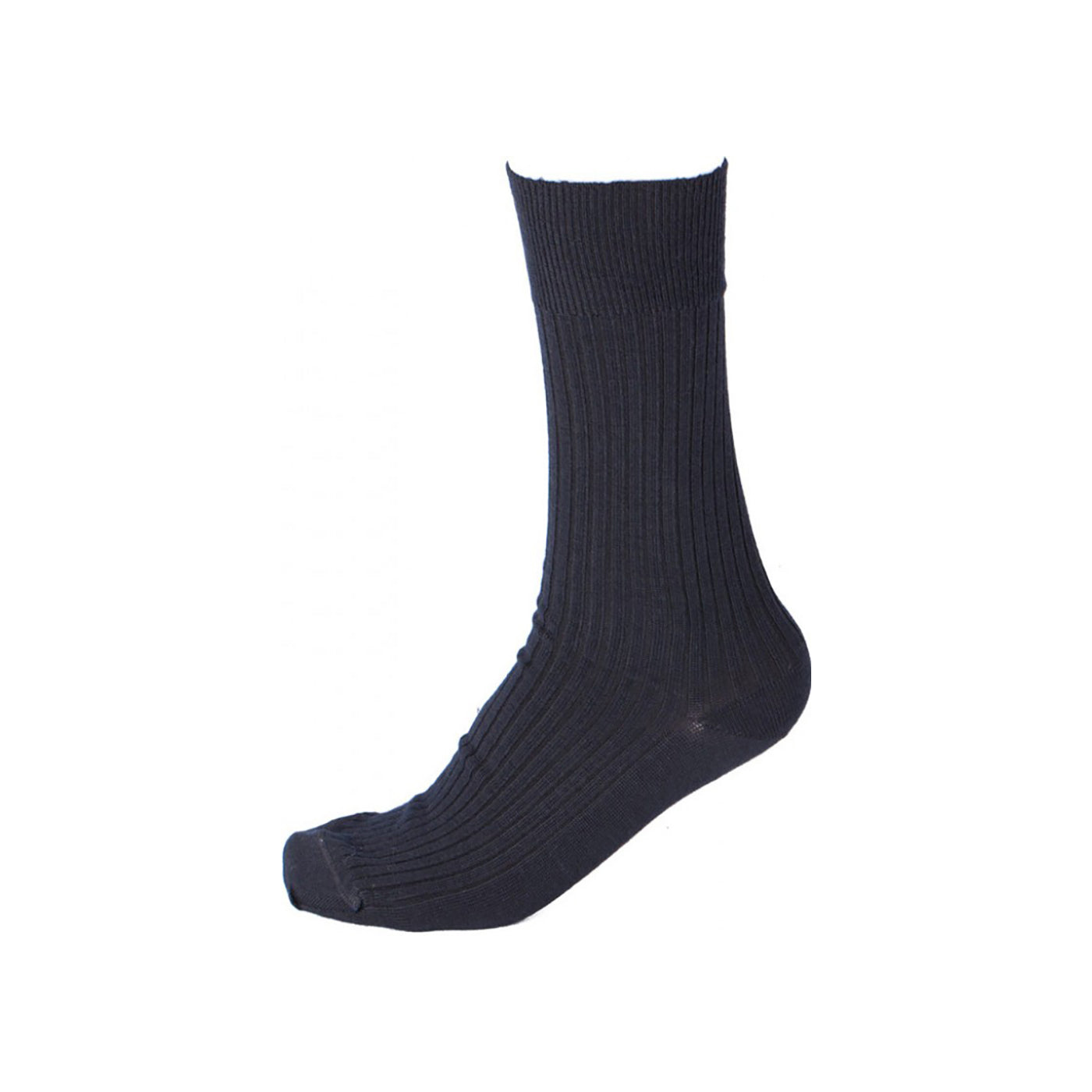Pussyfoot Men's Non Tight Merino Wool Sock Navy Blue